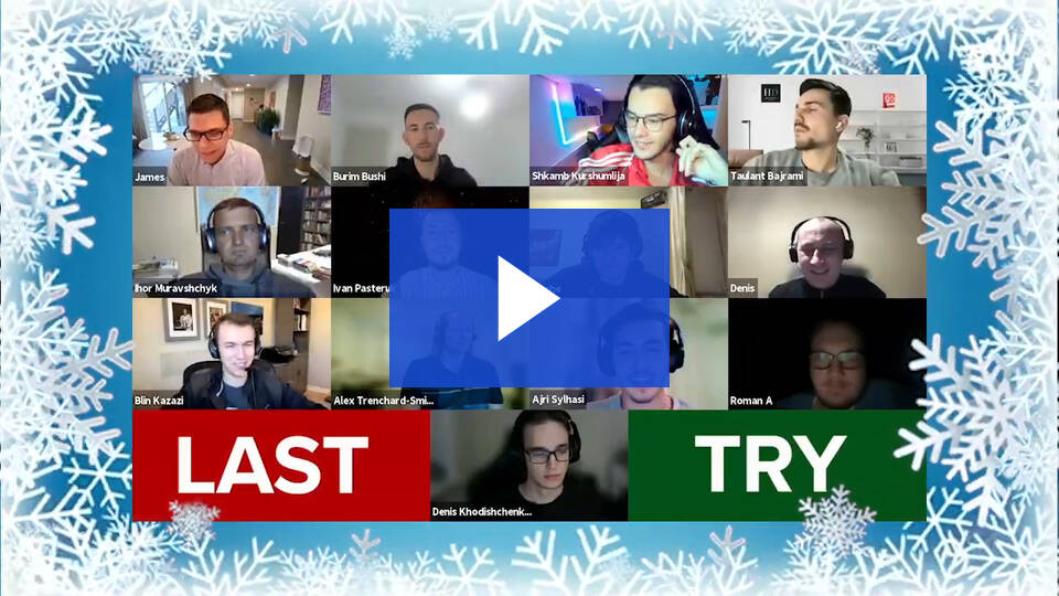 our team’s holiday greeting